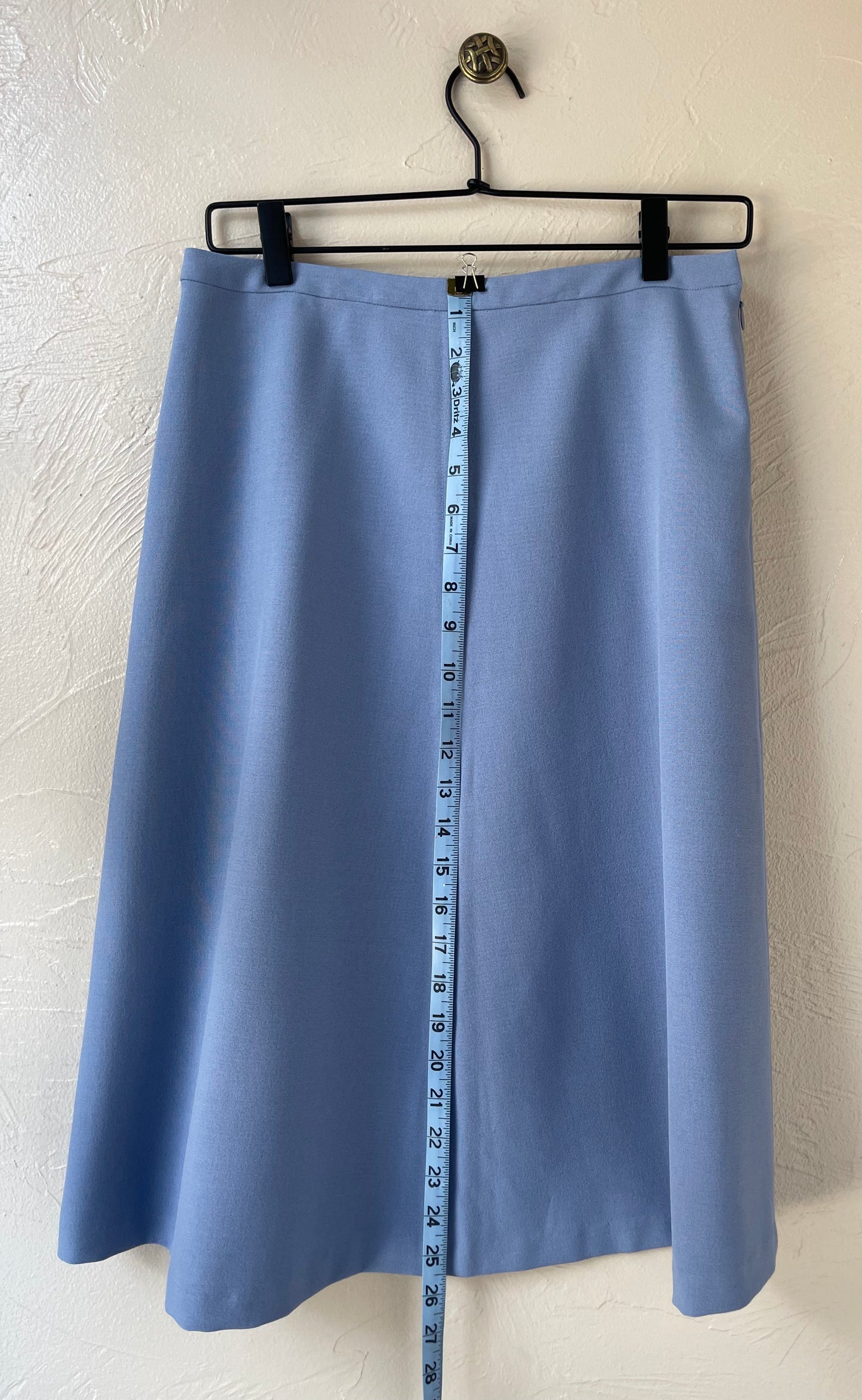 A-Line Light Blue Skirt