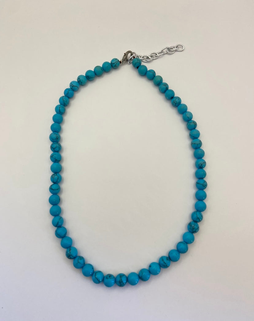 Beaded Turquoise Necklace