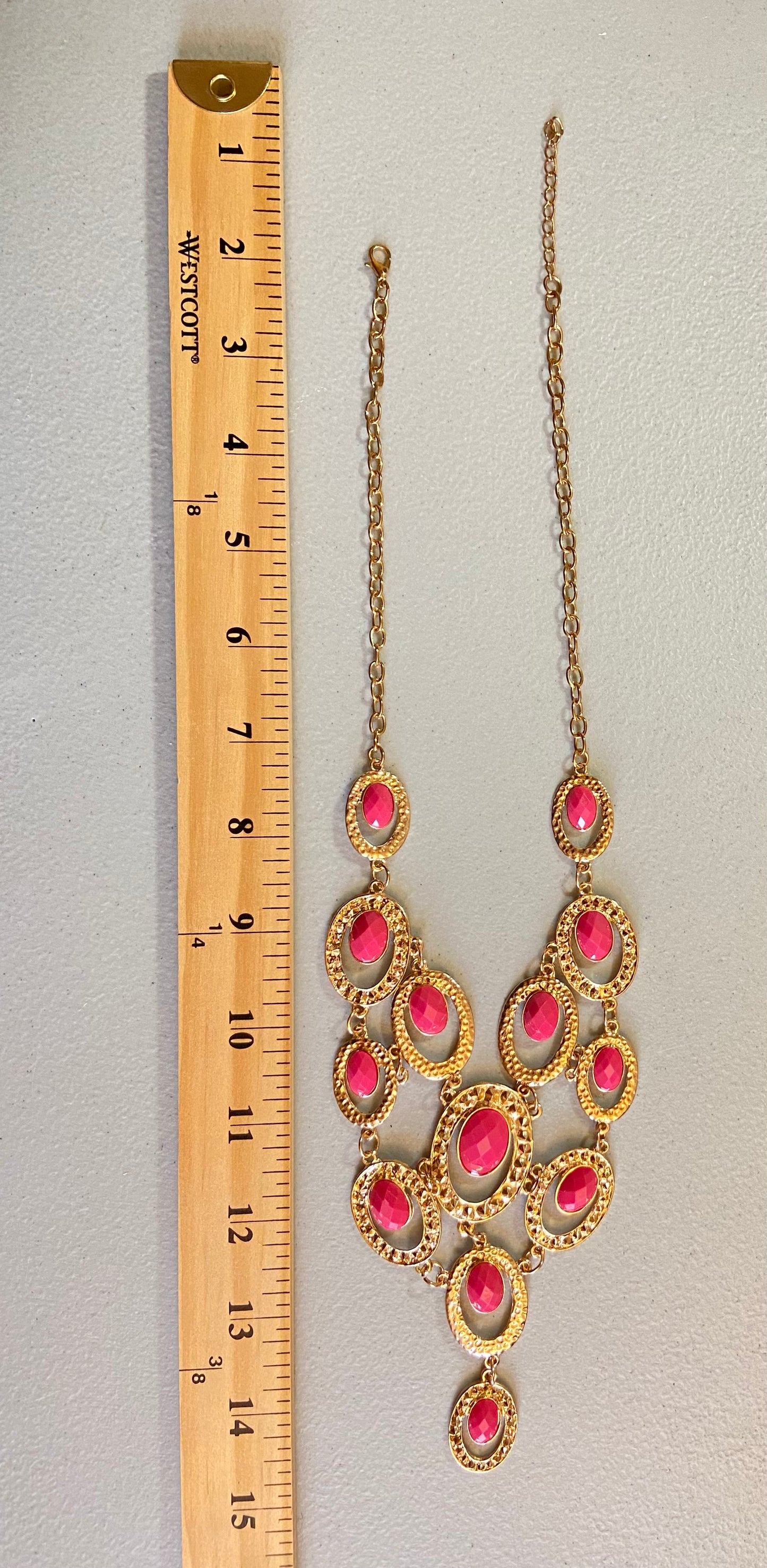 Pink / Gold Necklace