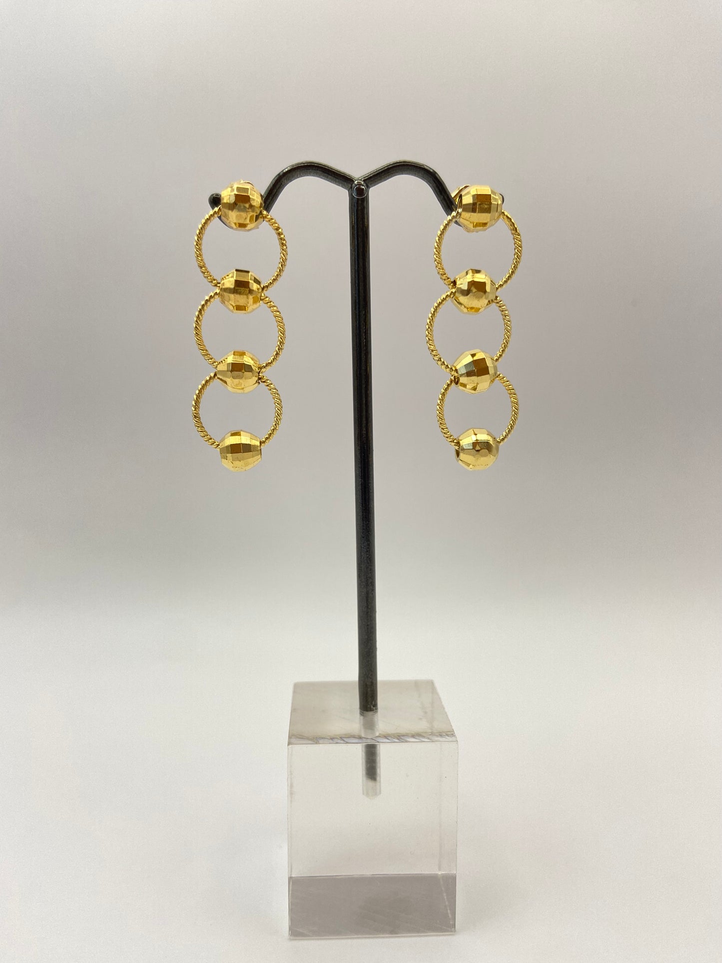 Gold Tone Drop/Dangle Earrings