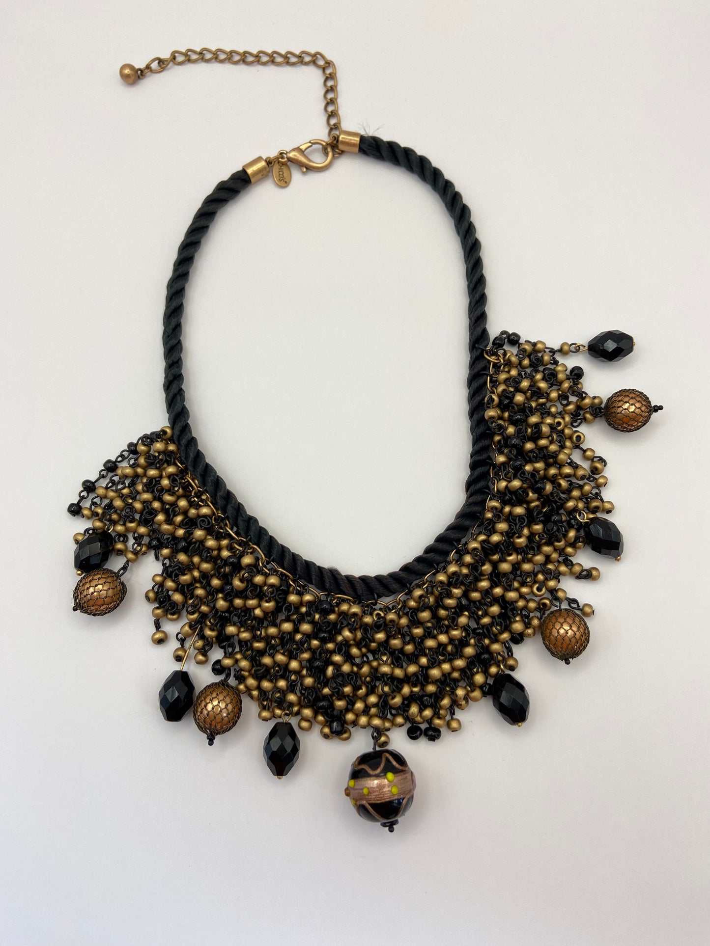 Black Ornament Necklace