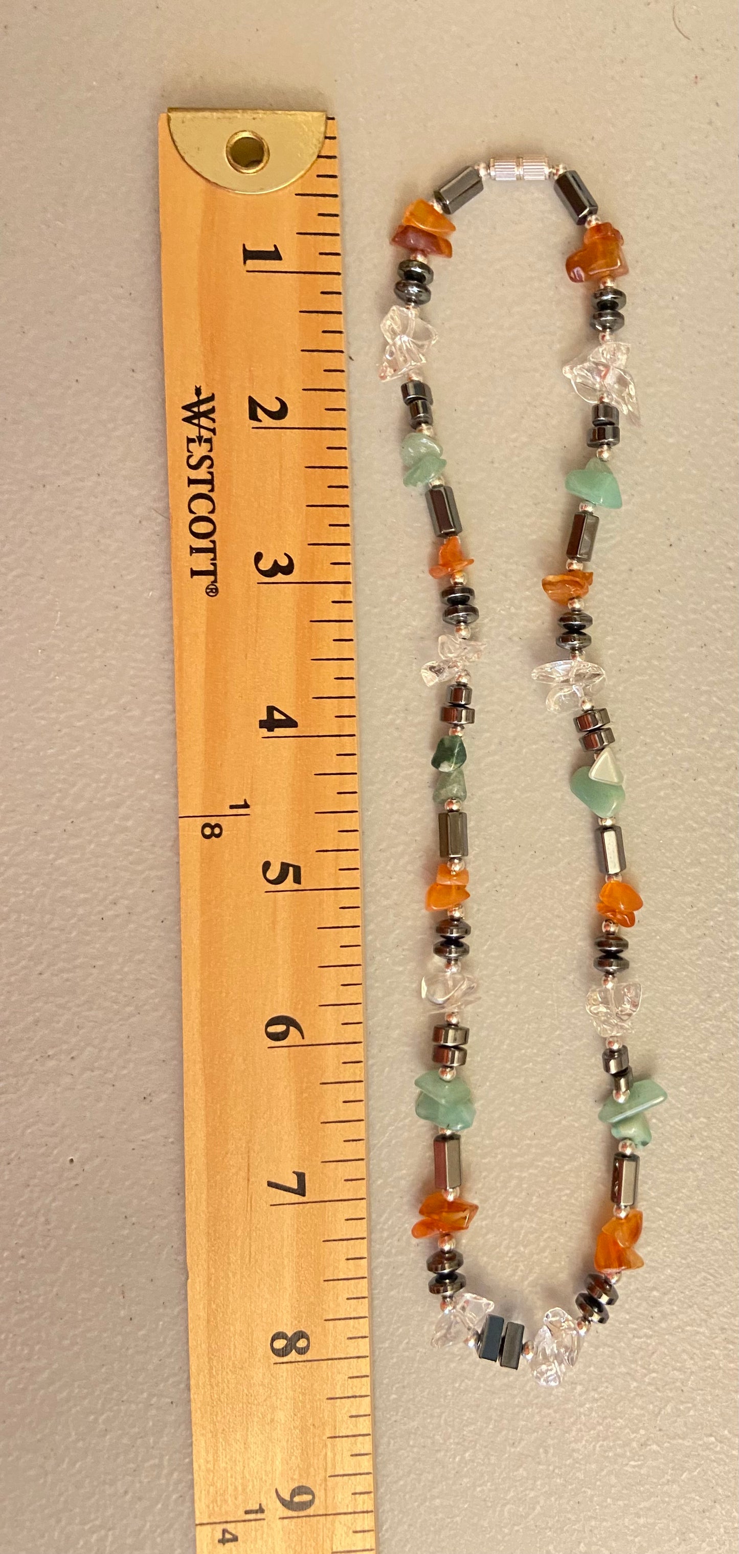 Acrylic Stone Nuggets Necklace