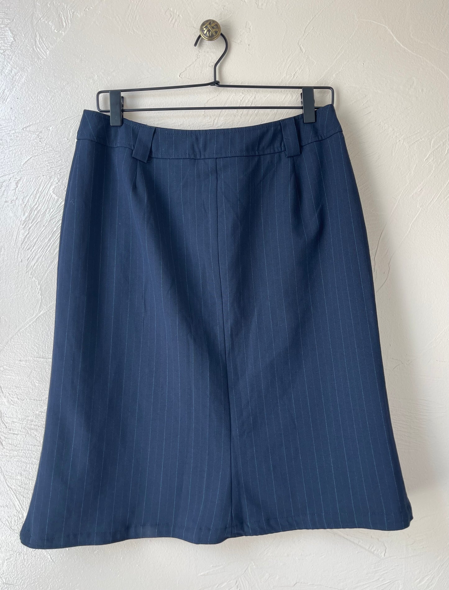Pinstripe Blue Skirt