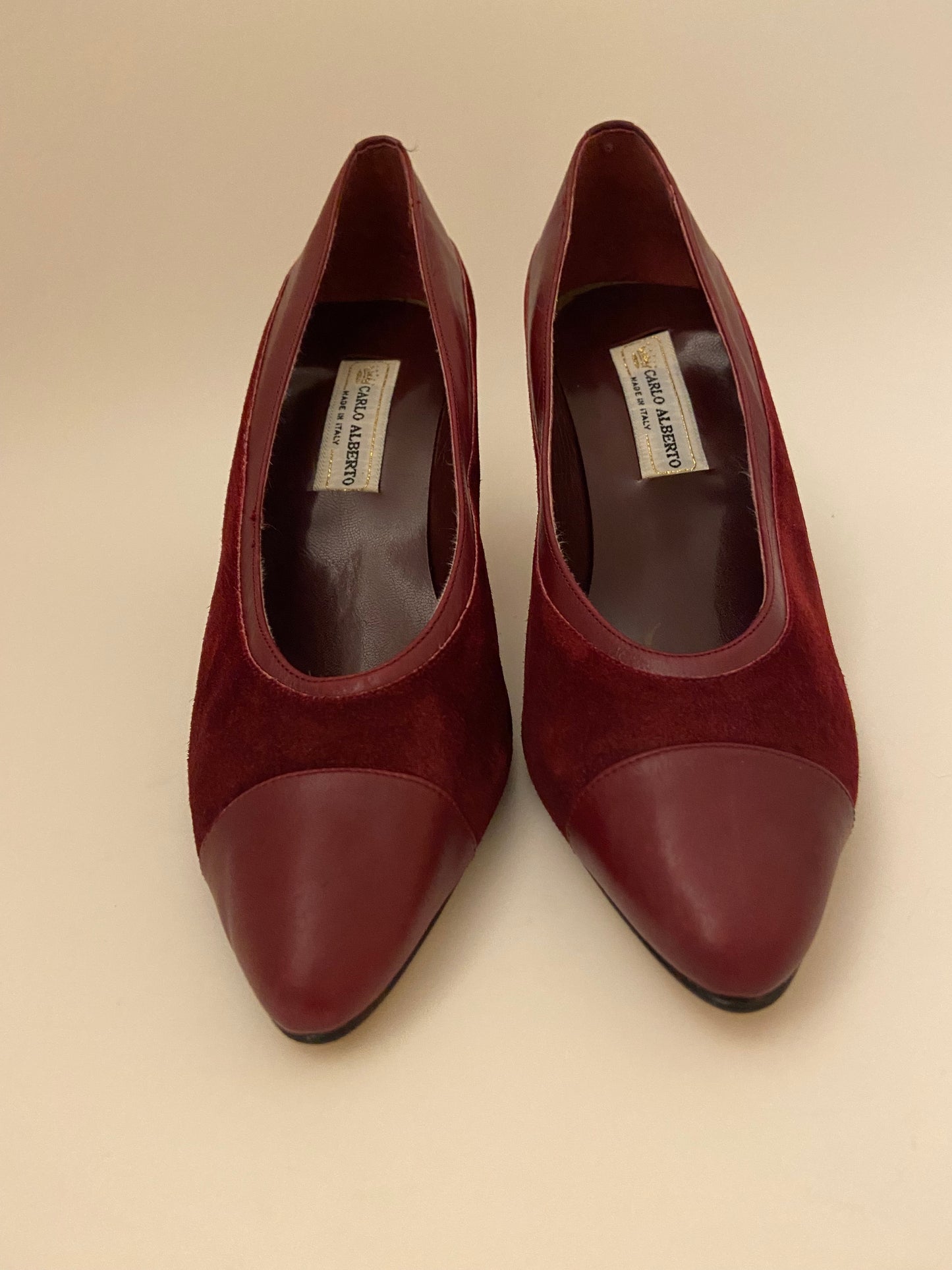 Zapatos de tacón rojos vintage