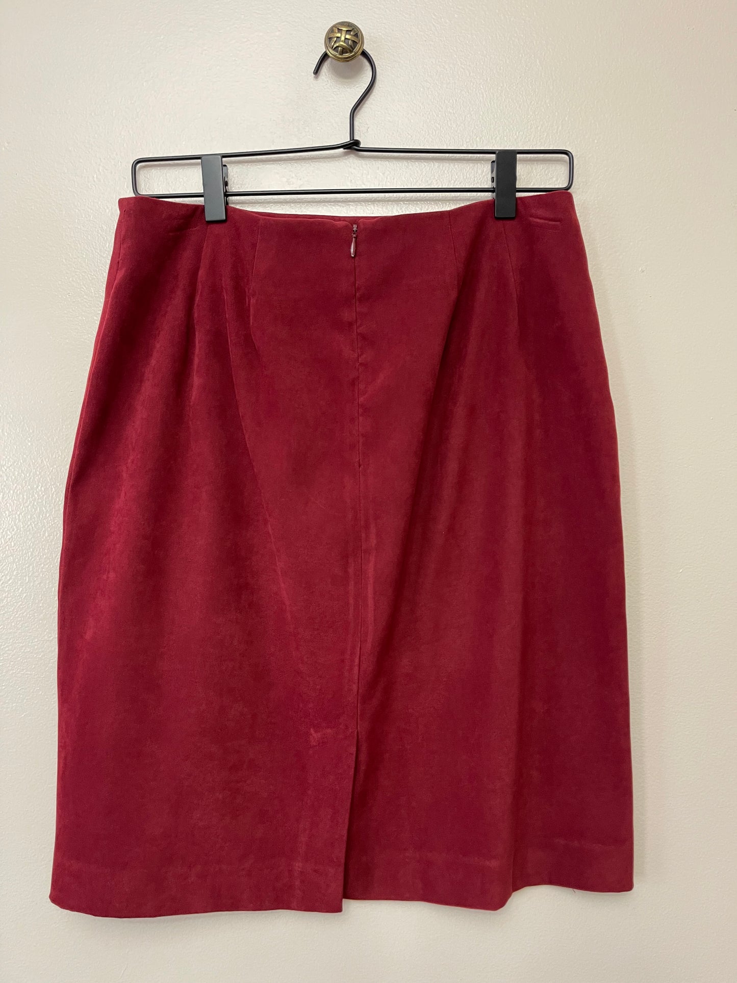 Cranberry Color Skirt