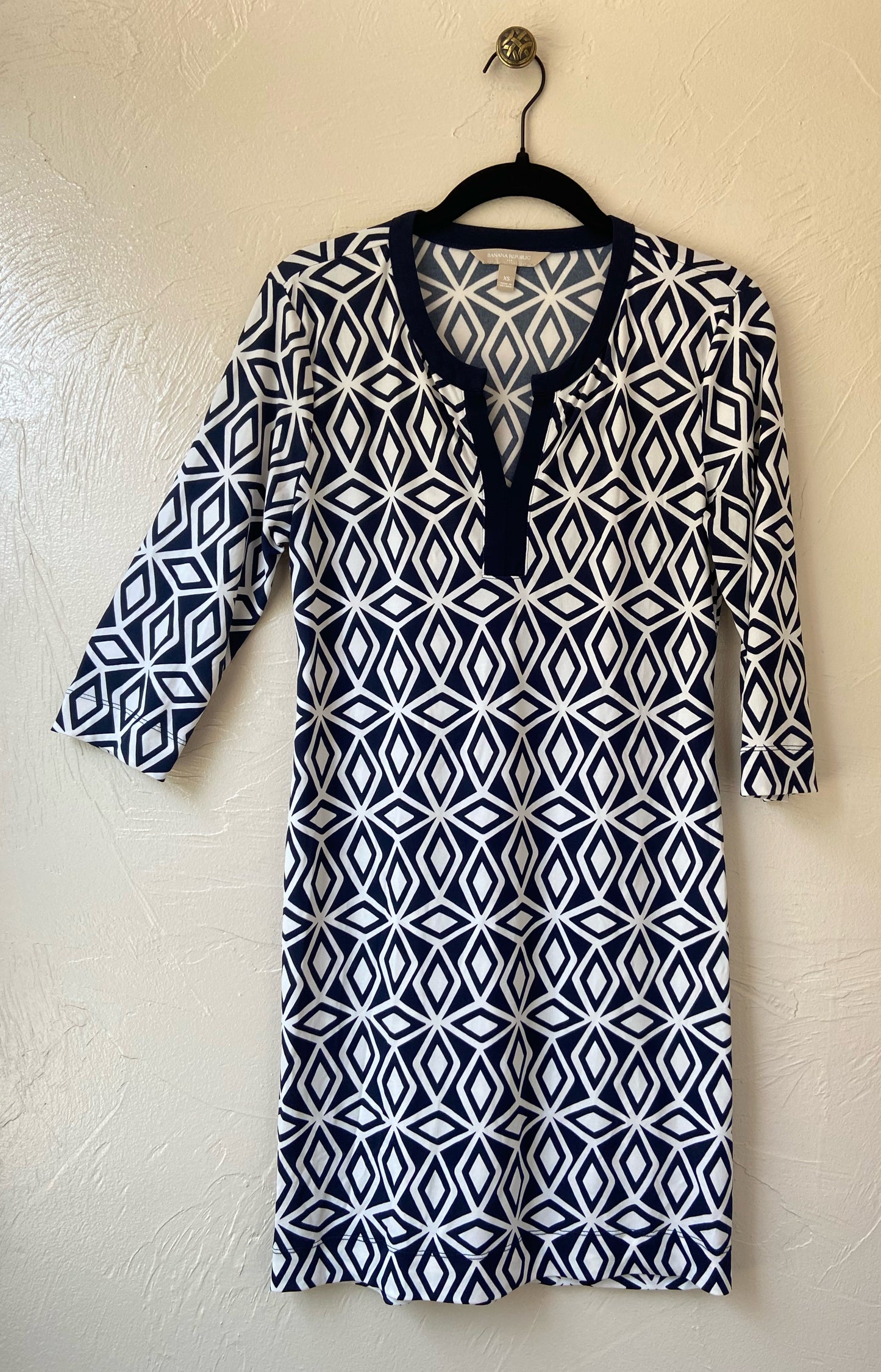 Geometric Print Summer Casual Dress