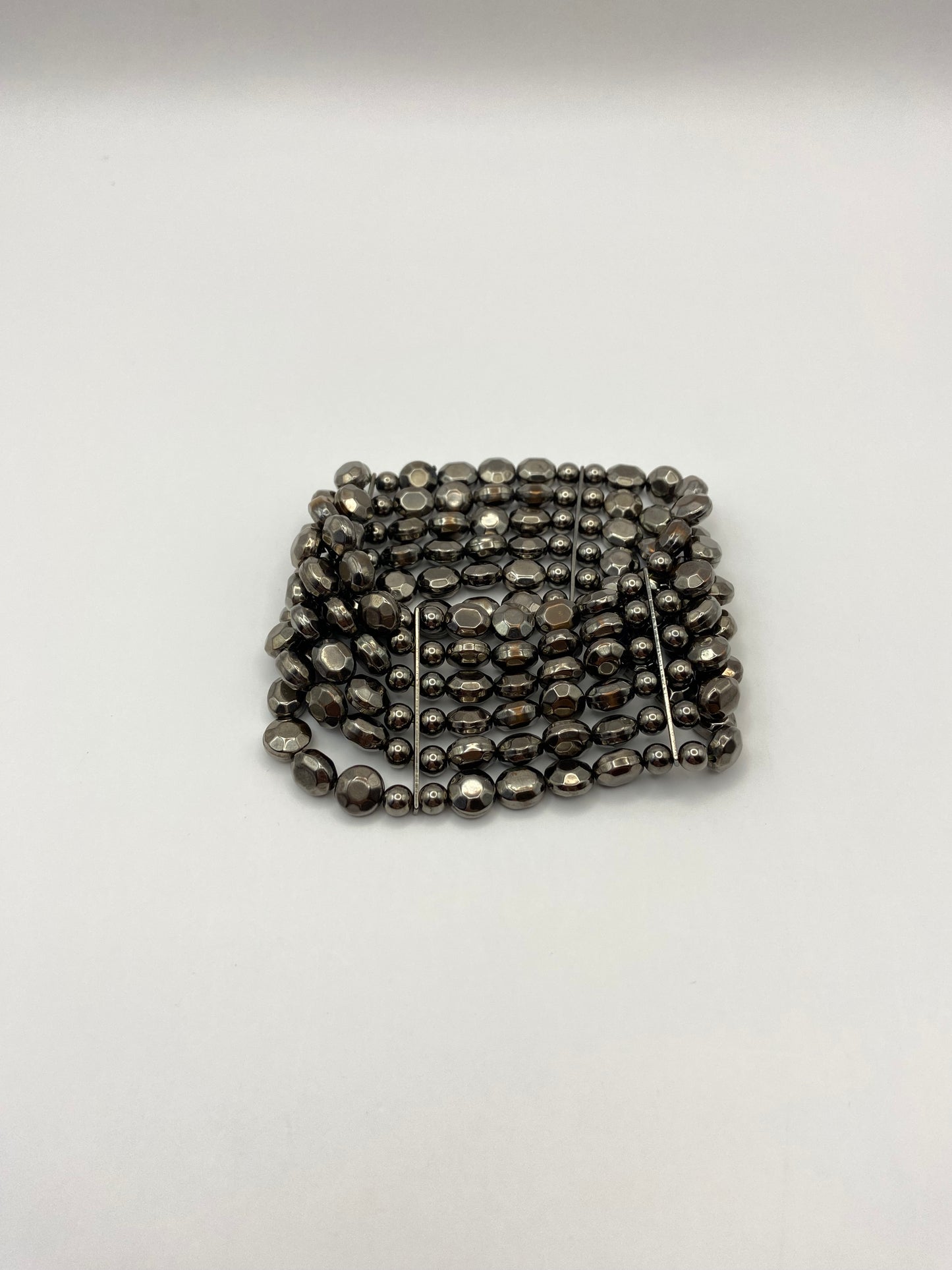 Wide Beaded Bracelet
