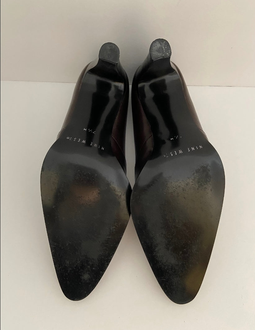 Zapatos de tacón marrones
