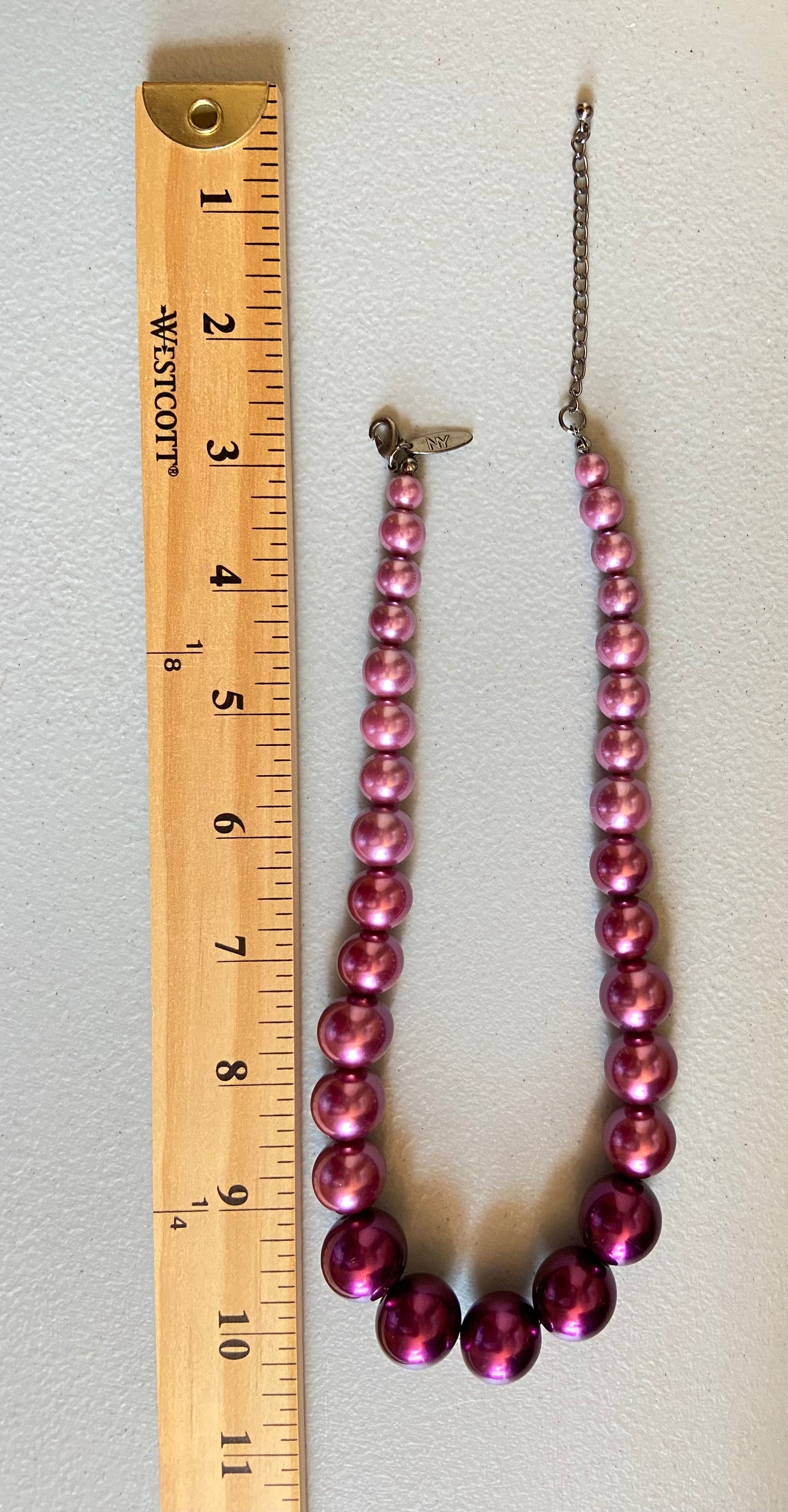 Vintage Large Graduated Bead Necklace