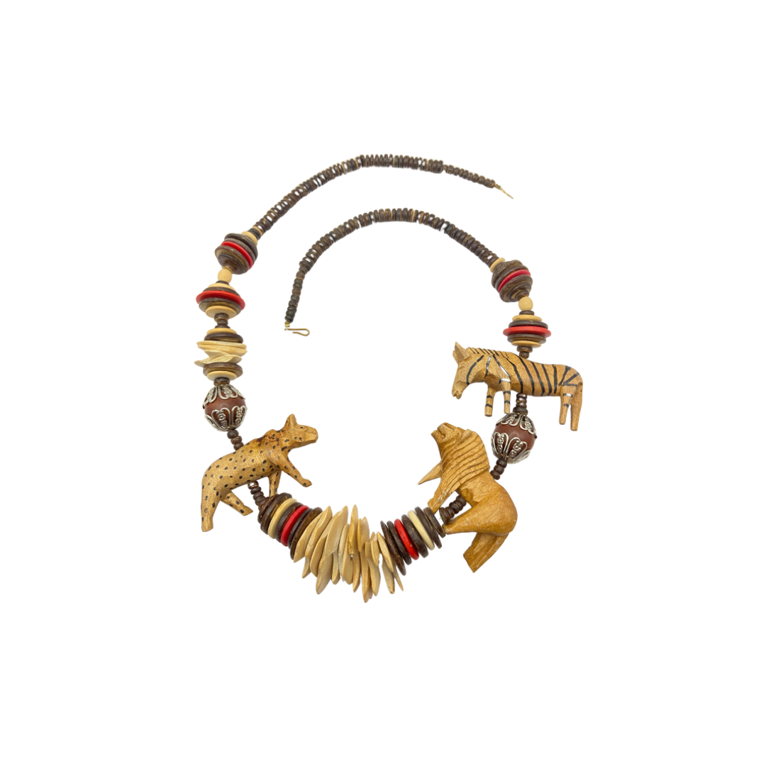 Vintage Africa Safari Necklace